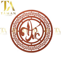 Trang Trí Ốp Tường Bàn Thờ, Treo Phòng Thờ Cắt CNC Họa Tiết Chữ - C01