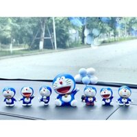 Trang trí taplo ô tô - Set doraemon + chùm bóng