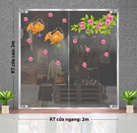 TRANG TRÍ TRUNG THU LỒNG ĐÈN CÁ CHÉP VÀ HOA