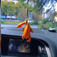 Trang trí xe ô tô vịt nướng đổi màu, trang trí gương chiếu hậu sáng tạo, trang trí nội thất xe ô tô dễ thương