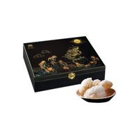 Trăng Vàng Black & Gold - Yến Sào - 4 Bánh 160g & Trà Ô Long 50g - TVKĐGY5 - Bánh Trung Thu Kinh Đô