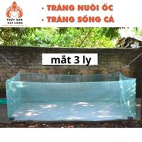 TRÁNG - VÈO NUÔI ỐC, ỐC NHỒI, lươn,cá...,MẮT LƯỚI 3 LY siêu bền đủ kích thước