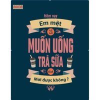 tranh 3D dán trang trí quán trà sữa