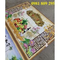 Tranh 3d phòng thờ - tranh gạch men