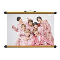 Tranh ảnh treo tường BTS KPOP có khung nẹp - A3 30CM X 42CM mẫu ngẫu nhiên