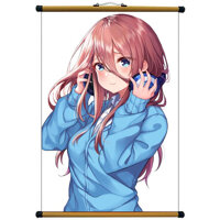 Tranh ảnh treo tường Go-Toubun no Hanayome - M4- A4 mẫu ngẫu nhiên