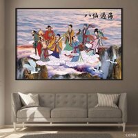 Tranh Bát Tiên 2 C0788