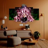 Tranh Bộ DragonBall Decor 5 Tấm Dán tường Formex 5mm Decor, Trang Trí Nhà