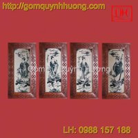 Tranh Bộ Nam Bang Tứ Tổ HC-006