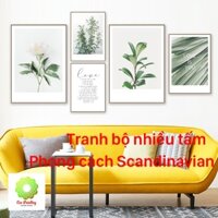 Tranh bộ nhiều tấm phong cách Scandinavian