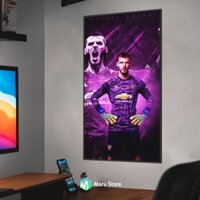 Tranh Bóng Đá De Gea Treo Tường Có Khung Trang Trí Góc Gaming