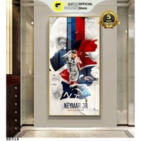 Tranh Bóng Đá Neymar JR, Tráng Gương Treo Tường, Chất Liệu Mica Gương Cao Cấp - SimpleHouse .