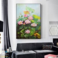 Tranh Bông Sen Quê Tôi CS0396