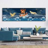 Tranh Cá Chép Hoá Rồng – LT2690