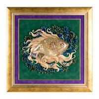 Tranh "Cá Phát Tài" - Tranh Cao Cấp Thiết Kế Đơn Giản Sang Trọng Tinh Tế Trang Trí Phòng Khách, Phòng Làm Việc