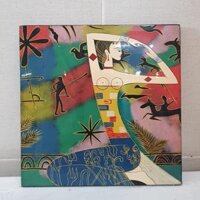 Tranh Cách Điệu Cô Gái Sơn Mài Cao Cấp Thanh Bình Lê - Size 20 cm