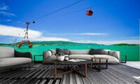 Tranh cảnh biển Vinpearl Nha Trang. Việt Nam.