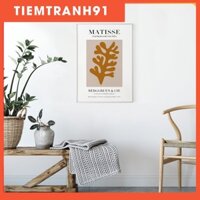 Tranh Canvas Cao Cấp | Tranh Matisse - Papiers Decoupes Poster - Mustard - Neutral Colors