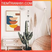 Tranh Canvas Cao Cấp | Tranh Abstract Modern Minimalist Art, Watercolor Brush Wall Decor, Boho Art Print