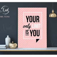 TRANH CANVAS CỔ ĐỘNG TIẾNG ANH - TRANG TRÍ LỚP HỌC VĂN PHÒNG