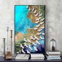 Tranh Canvas Đàn Chim và Biển Cả – CH0034