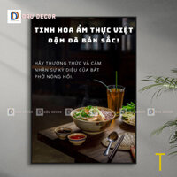 Tranh canvas đẹp quán ăn,trang trí quán bún, gỏi cuốn, phở tranh, tranh quán ăn