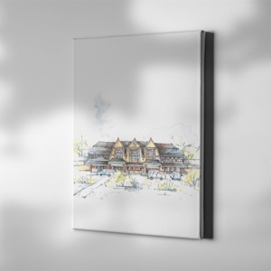 Tranh Canvas Ga Đà Lạt