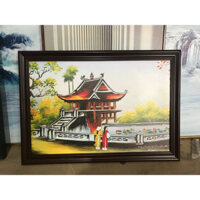 Tranh Canvas, Kimsa Chùa một cột