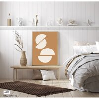 Tranh canvas Mid Century A413 decor tạo điểm nhấn không gian. Size khác khách liên hệ (Tặng kèm đinh 3 chân treo tranh)