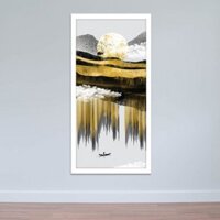 Tranh canvas thuận buồm xuôi gió đẹp | Tranh thuyền buồm W7161