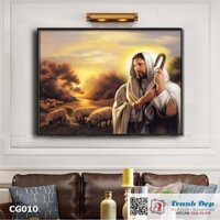 Tranh canvas trang trí Thiên Chúa Giáo - Đấng chăn chiên - CG010