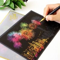 Tranh cạo hàn quốc Ver Pháo Hóa - khổ A5