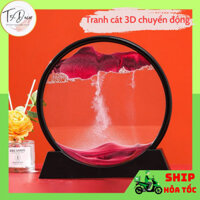 Tranh cát 3D vận động - Tranh cát decor phòng cực chill vua decor