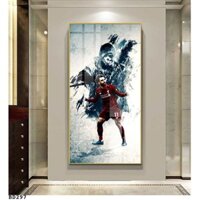 Tranh Cầu Thủ Bóng Đá   Decor Khung Đơn Xưởng Tranh Bóng Gương Decor Nhà Cửa A34473