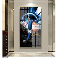 Tranh Cầu Thủ Bóng Đá   Decor Khung Đơn Xưởng Tranh Tráng Gương Trang Trí Nhà Cửa A64589