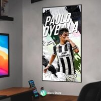Tranh Cầu Thủ Bóng Đá Dybala Có Khung Trang Trí Phòng Net