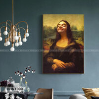 Tranh chế Mr Bean Mona Lisa ngộ nghĩnh BHNT009