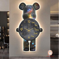 Tranh Chibi Đồng Hồ Đèn Led Cao Cấp, Decor, Trang Trí Phòng Khách, Showroom, Spa, Nail, Quán Cà Phê