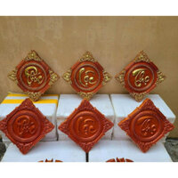 Tranh chữ phúc lộc thọ gỗ hương (vuông 30, 35, 40cm)