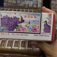 Tranh chưa đính đá động vật Y8114