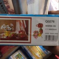 Tranh chưa đính đá hoa Q0276