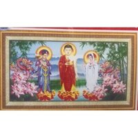 Tranh Chưa Thêu Phật A1128 - 115x63cm