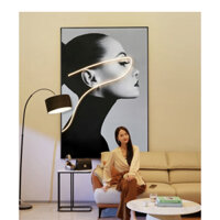 Tranh Cô Gái Treo Tương Phòng Khách/Ngủ/ Hành Lang Lối Đi/ Spa /Nal /Trang Trí Shop Quần Áo/ Tráng Gương Cao Cấp