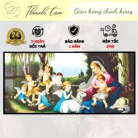 Tranh Công Giáo Treo Tường Pha Lê THÁNH TÂM, Tranh Đức Mẹ Maria, Trang Trí Nội Thất, 60x30cm,100x50cm, THANHTAM-TG19