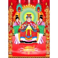 Tranh cửu thiên huyền nữ tráng gương treo tường.