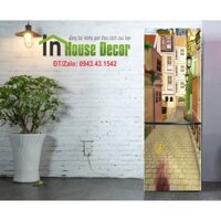 Tranh dán 3d tủ lạnh 💖FREESHIP💖 Giảm 30K Khi Nhập [Decal dán tường trang trí] Giấy dán tủ lạnh đẹp House Vintage