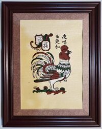 Tranh dân gian Đông Hồ-Gà dạ xướng-TDH039
