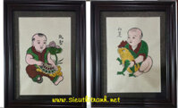 Tranh dân gian Đông Hồ – Lễ Trí- Nhân Nghĩa -TDH011