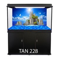 Tranh dán hồ cá 3D có keo sẵn - Decal dán bể cá 90x45 cm nhiều mẫu lựa chọn