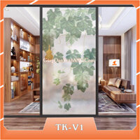 Tranh Dán Kính 3D (Giấy Dán Kính 3D) In Trên Decal Mờ Kích Thước 60 X 120cm Và 120 X 240cm | TK-V1